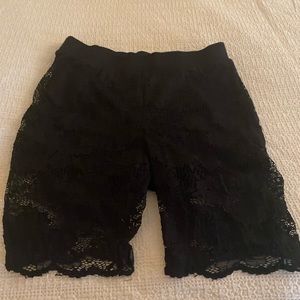 Pretty, feminine lounge or bike shorts by Torrid